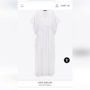 ZARA  Cotton  100% caftan dress , sold out.